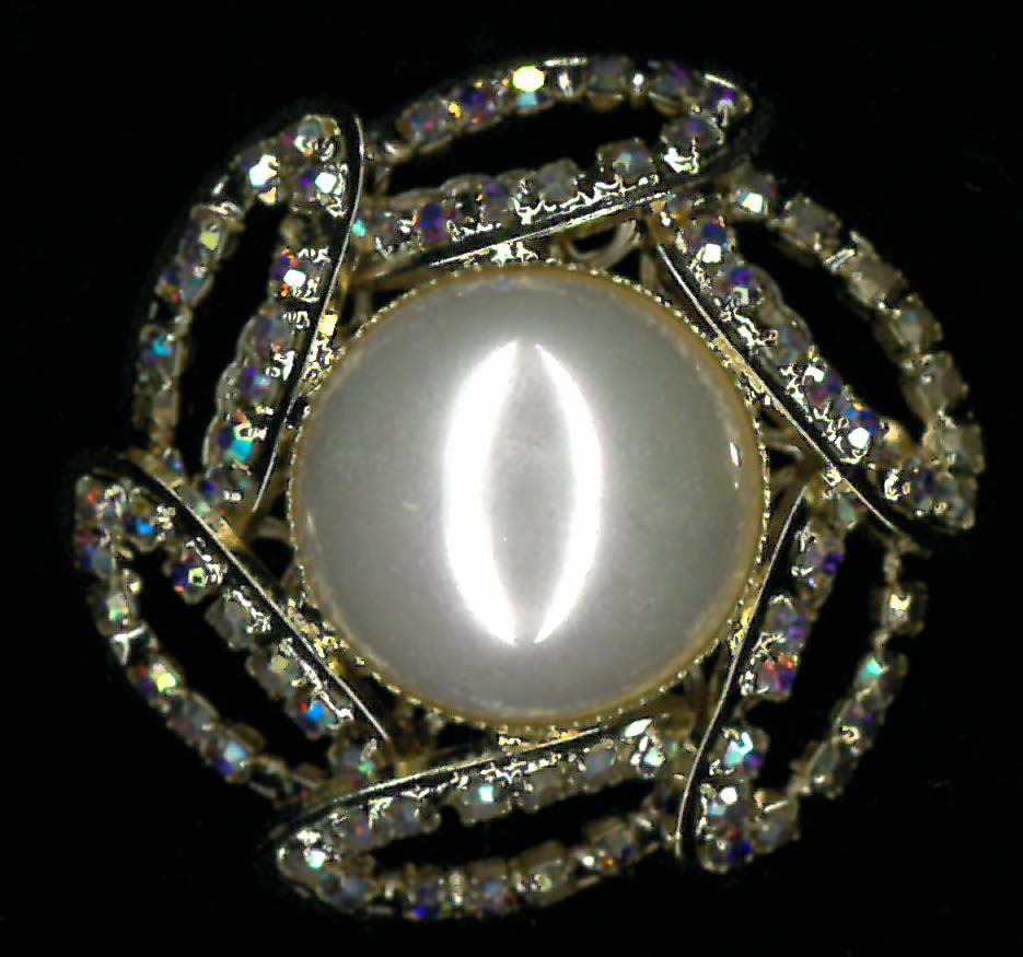 BUTTON - GOLD/AB