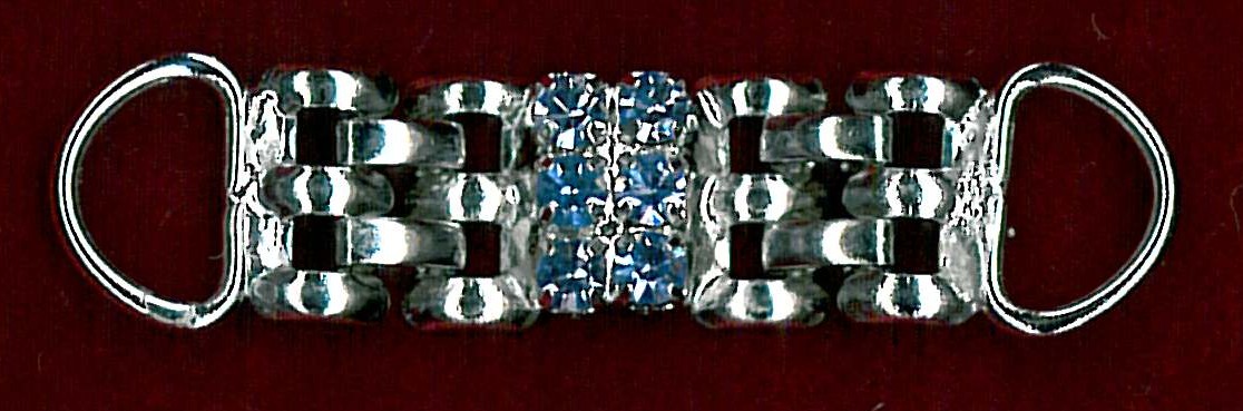 CHAIN - NICKEL/BLUE