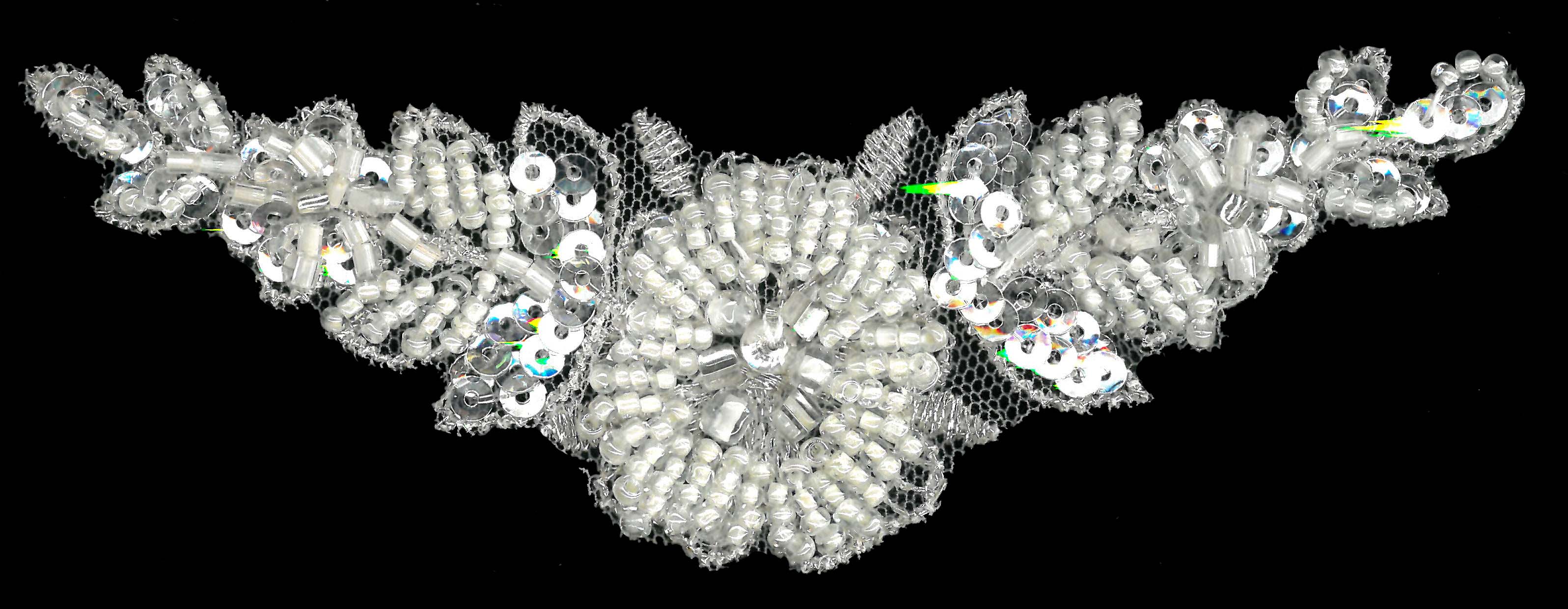 BEADED MOTIF - IVORY
