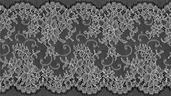 French Chantilly Edging - Ivory