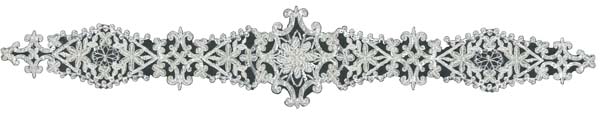BEADED MOTIF (SOLD SINGULARLY) - IVORY