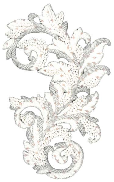 BEADED MOTIF (SOLD SINGULARLY) - IV/PINK