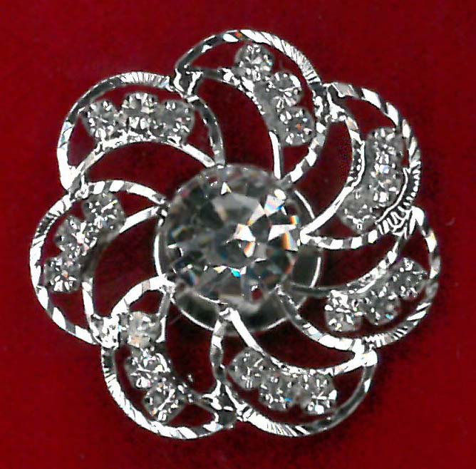 MAGNETIC BROOCH - NICKEL