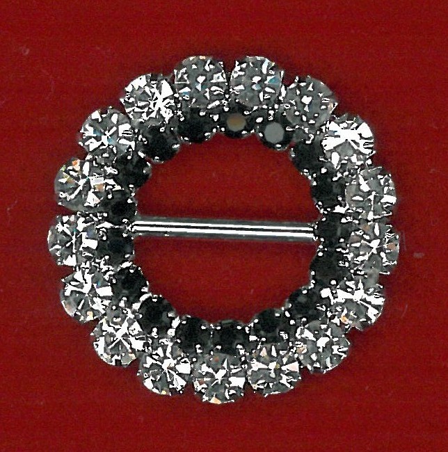 BUCKLE - NICKEL/BLACK
